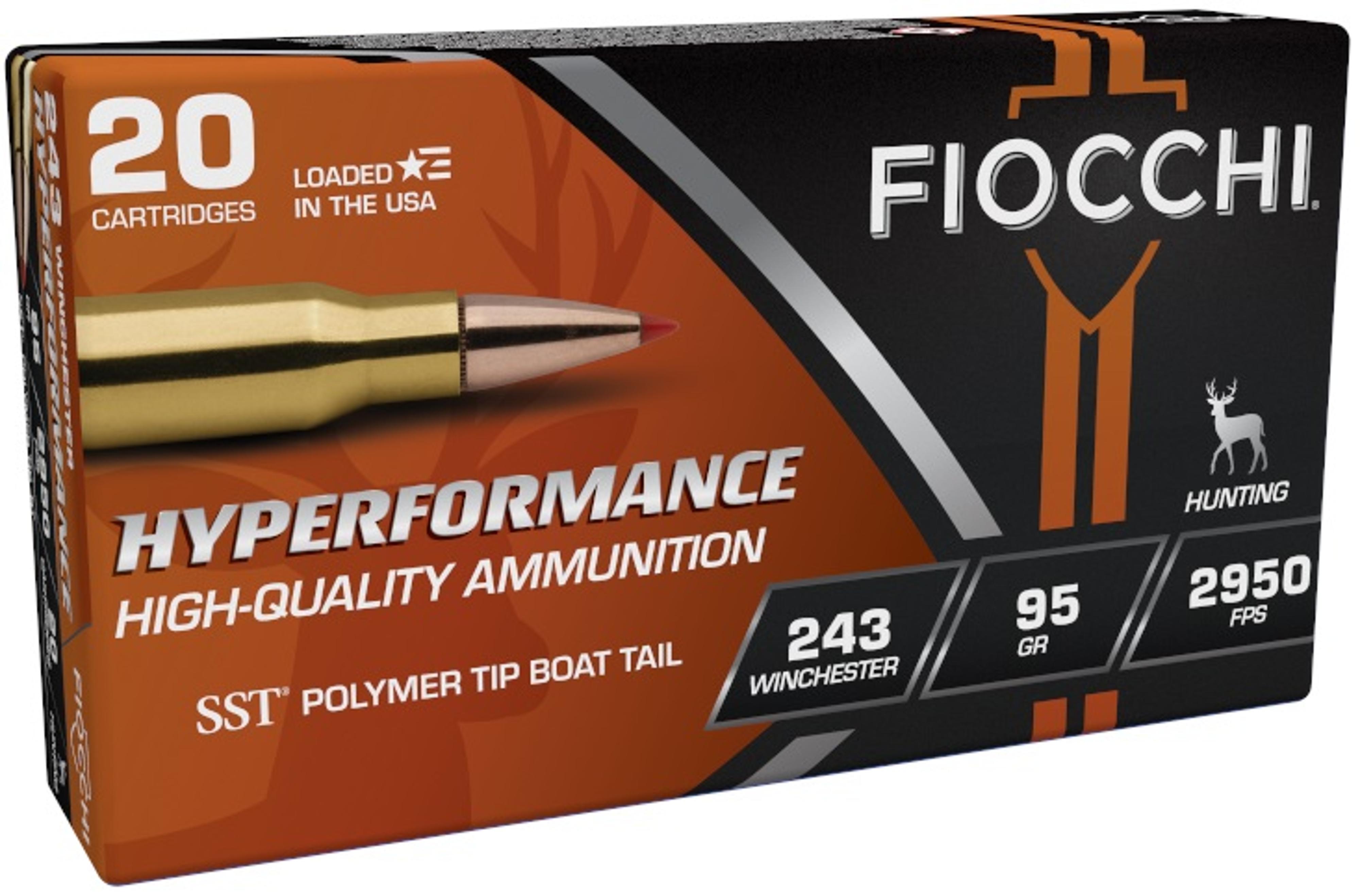FIOCCHI: HYPERFORMANCE 243 WIN 95GR SST - 20 ROUNDS